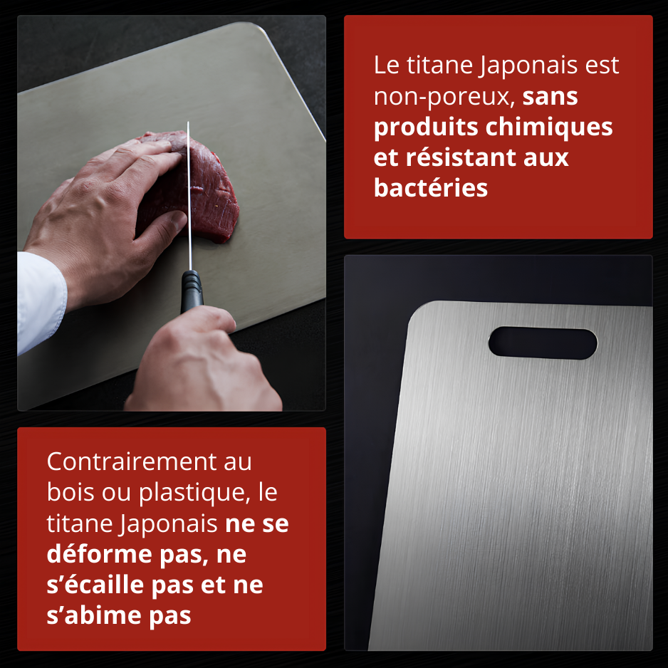 Planche à découper Evon Titanium™