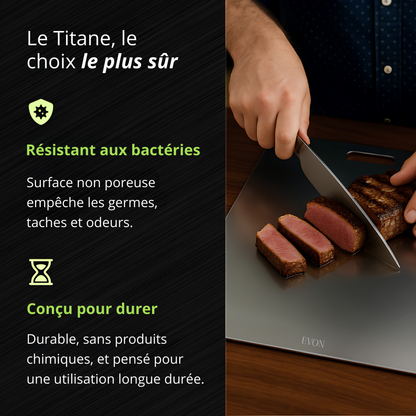 Planche à découper Evon Titanium™