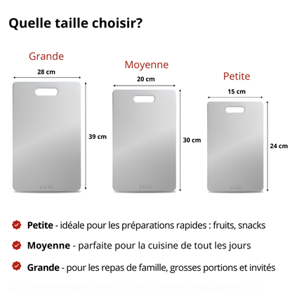 Planche à découper Evon Titanium™